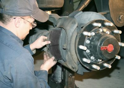 this image shows truck break repair in Elk Grove, CA